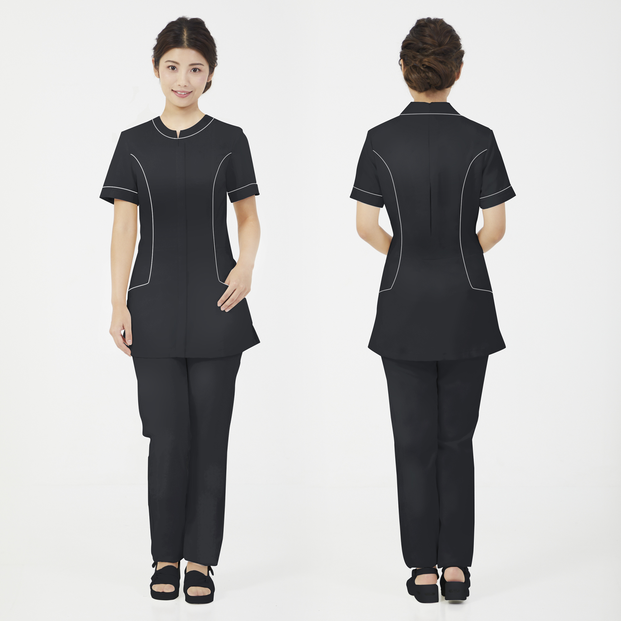 【展示会】LindeLinチュニックコート 2301 ブラック